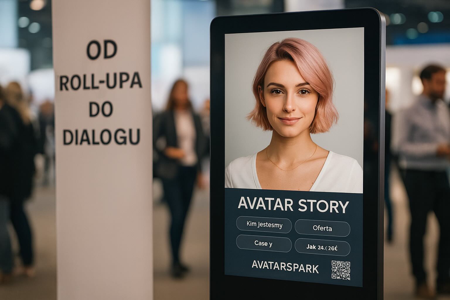 From roll-up to dialogue: avatar kiosks (Avatar Story) at trade shows